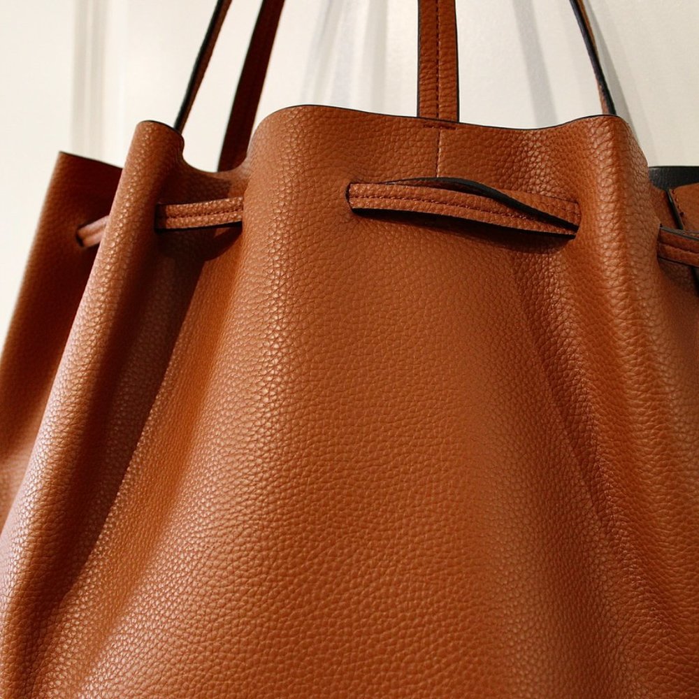 Cognac Drawstring bag - Picture 5 of 5